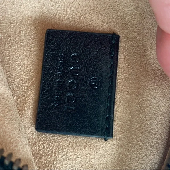 Gucci GG Marmont Round Shoulder Bag Mini Black - Picture 4 of 8